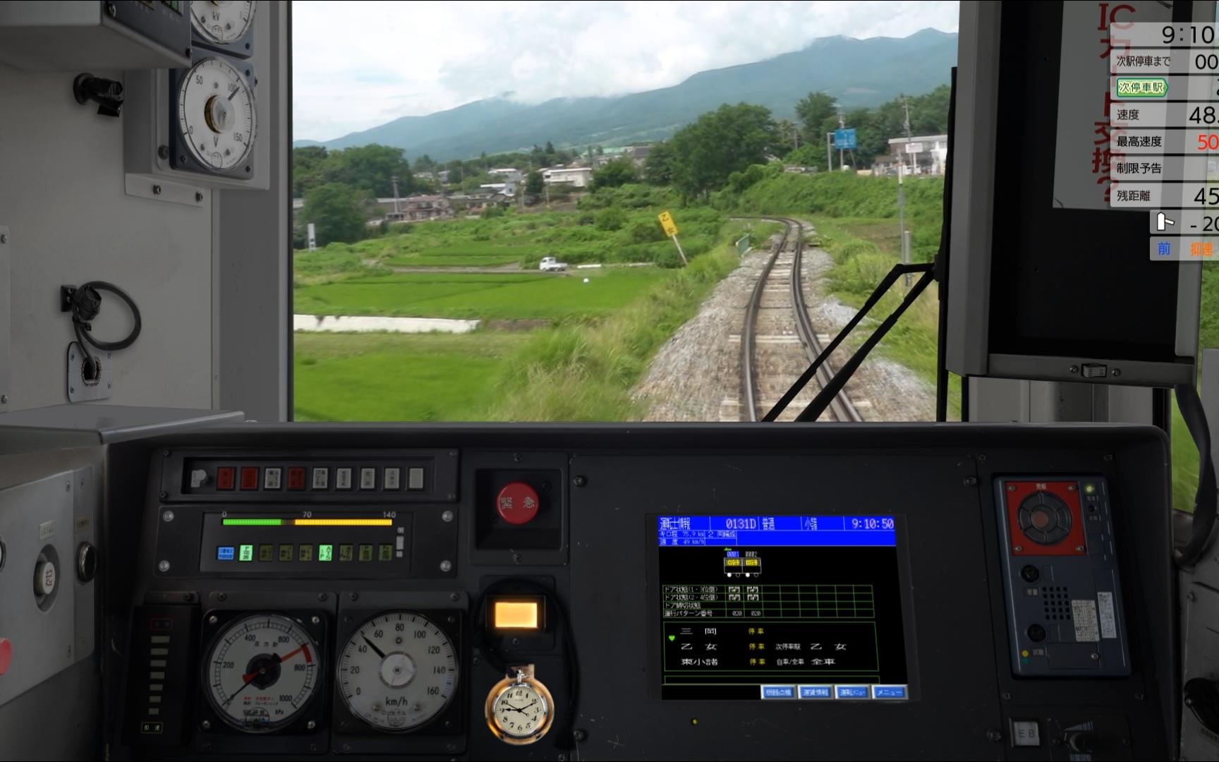 【模拟火车驾驶】【jr east train simulator】小海线 中込