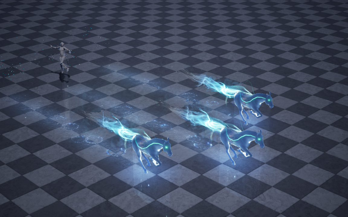 ue4 特效练习 冰霜技能