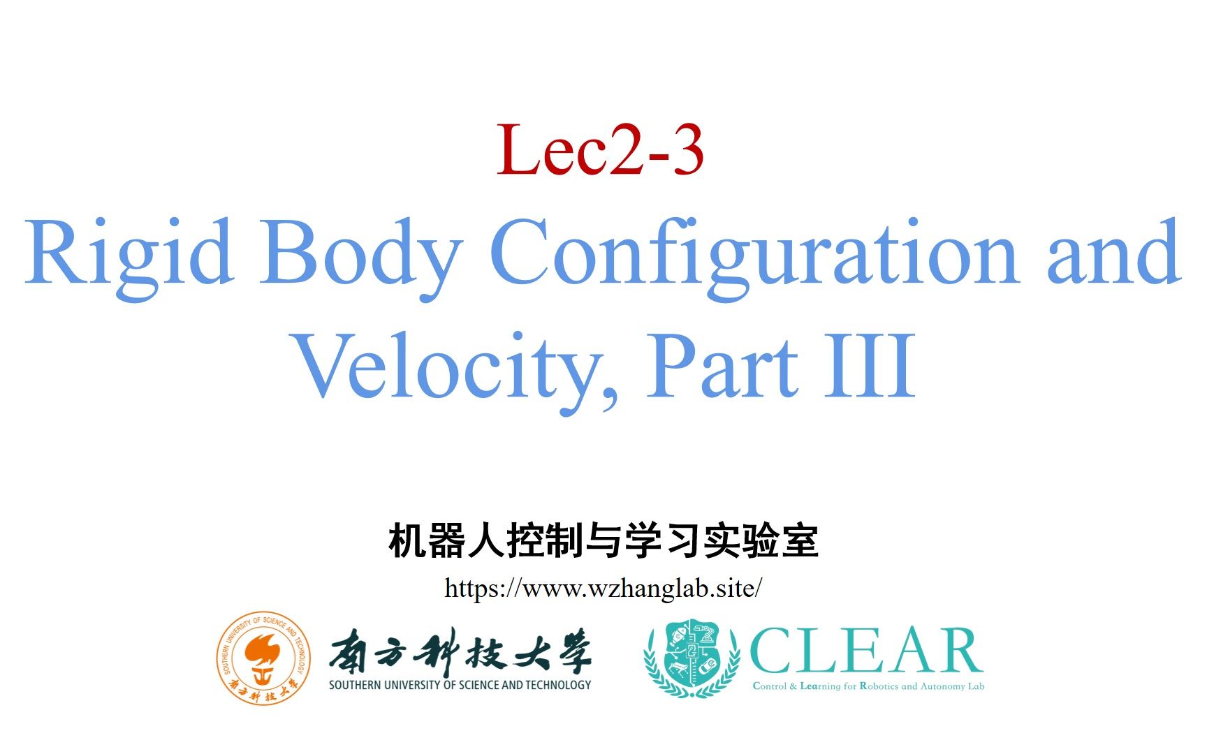 Lec23:刚体的构形和速度旋量(Twist的几何表达Screw Motion)哔哩哔哩bilibili