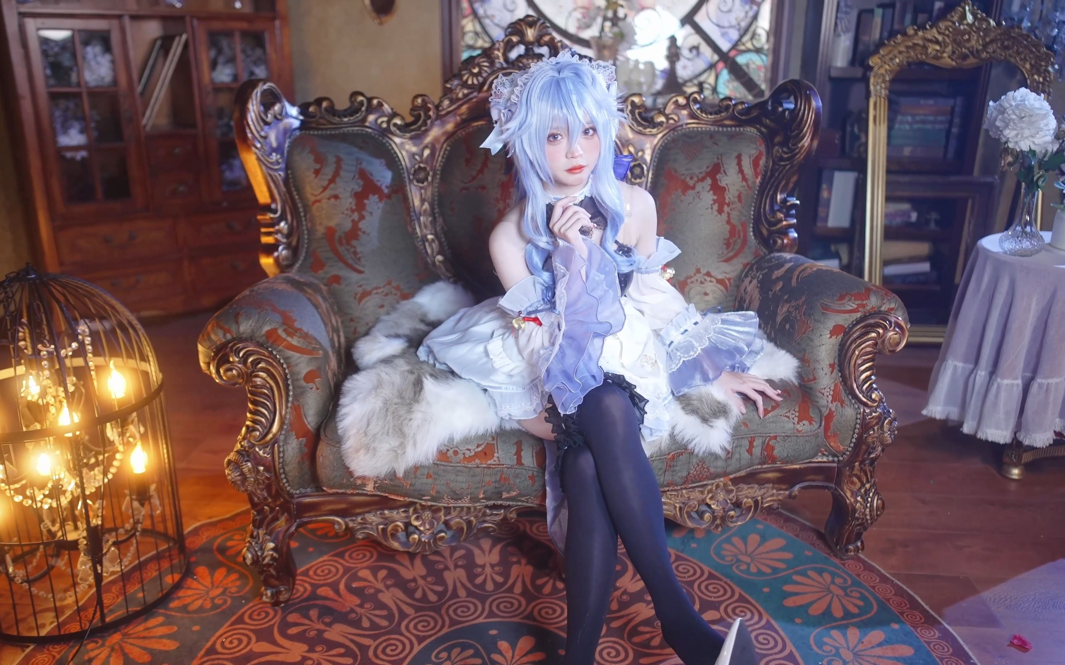 请…请不要摸我的角!(原神甘雨女仆同人cos)