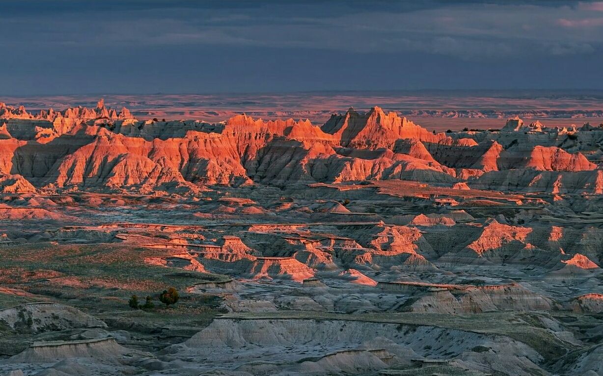 [图][延时摄影]BADLANDS 荒蛮之地/美国恶土国家公园，荒凉极致也是另一种美