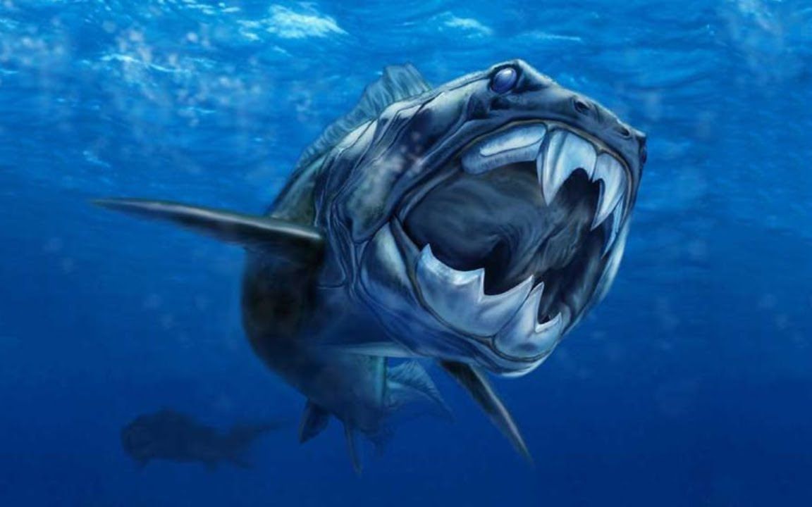 以饥饿鲨的bgm打开邓氏鱼