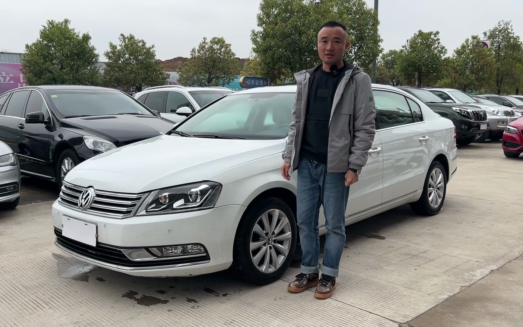 2014年白色迈腾18t