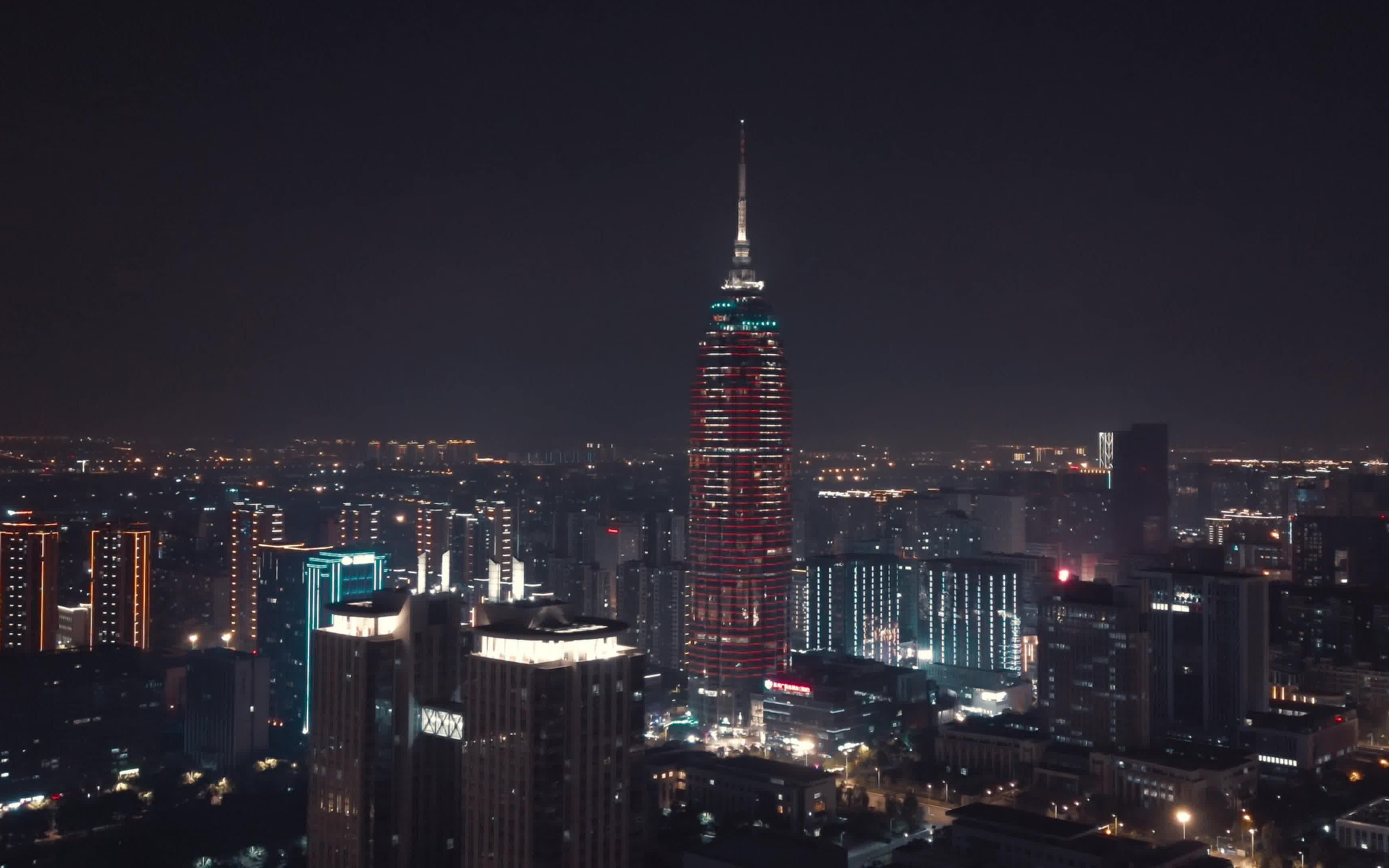 大疆mini3pro 常州延时夜景4k航拍