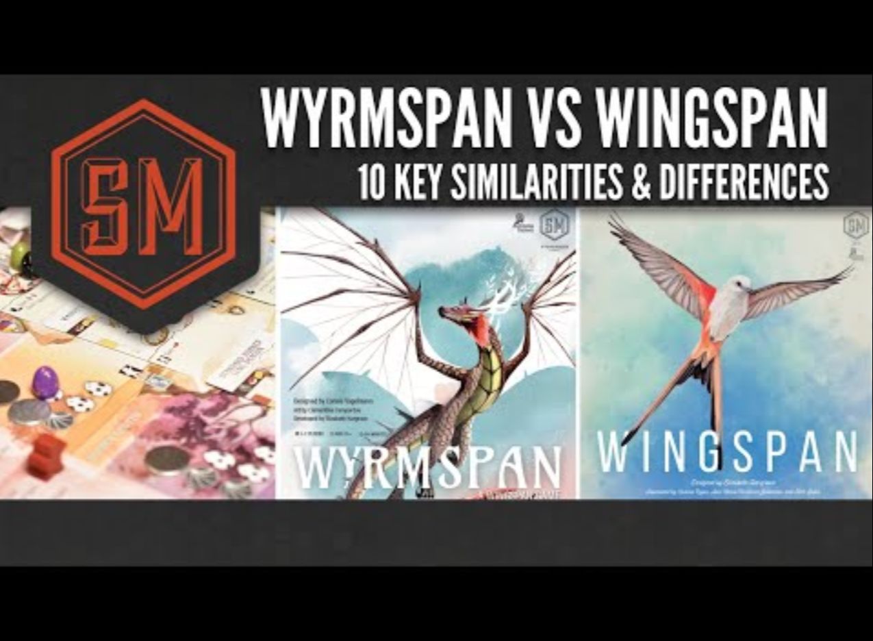 [图]SM公司老板谈《展翅翱翔》和《龙翼翱翔》主要异同点 Wingspan vs Wyrmspan： Key Similarities and Difference