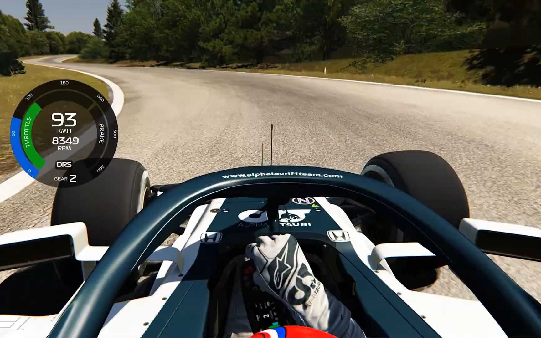 f1 2020 法国克莱蒙弗兰德赛道 加斯利 车载 神力科莎