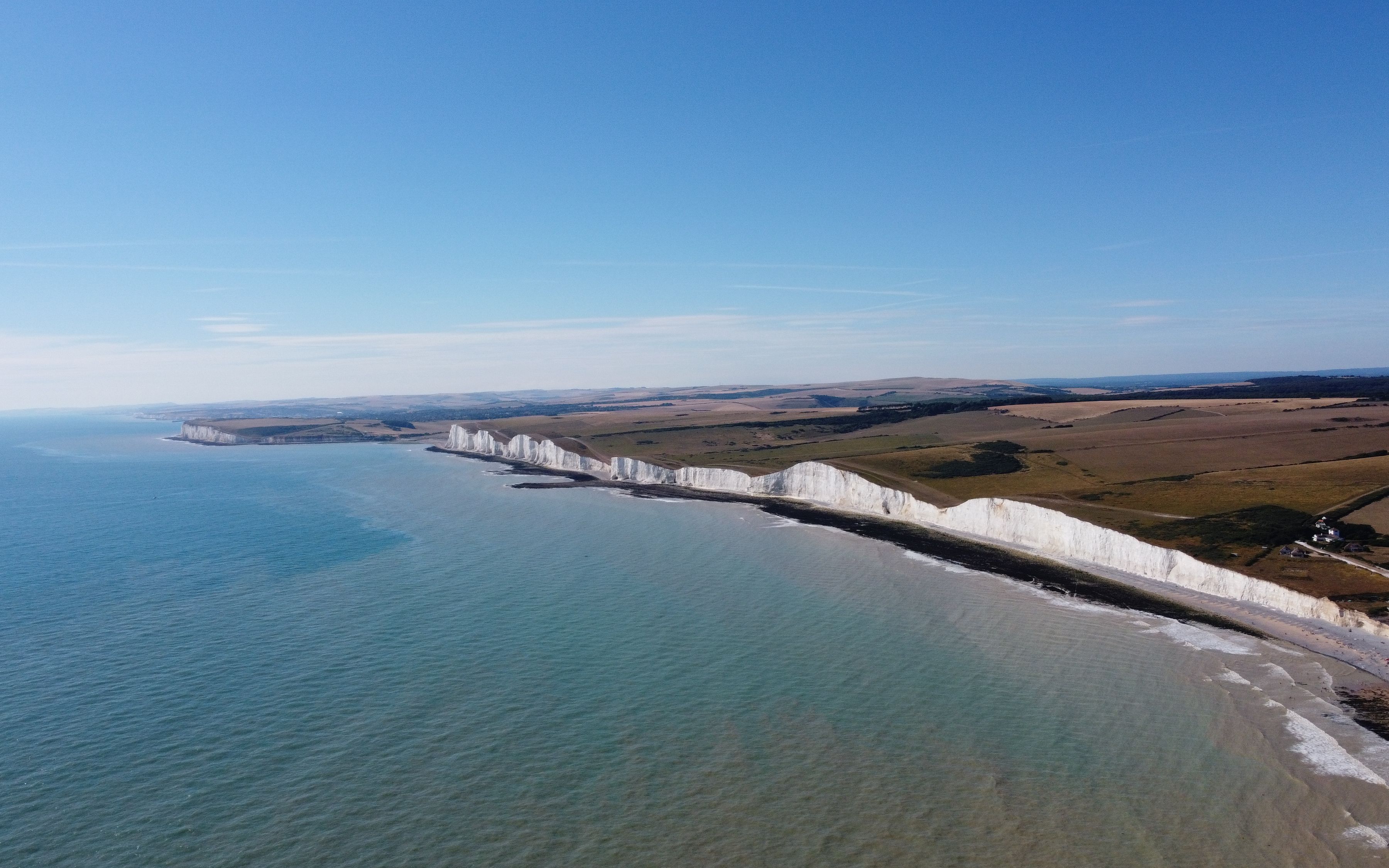 【航拍】英国布莱顿 白崖