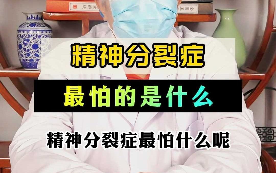 精神分裂症最怕的是什么哔哩哔哩bilibili