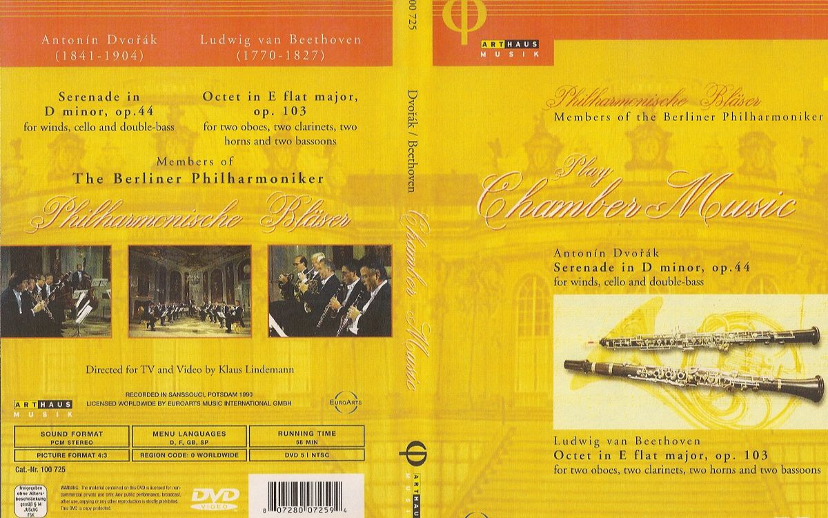 [图]Members of the Berliner Philharmoniker - Dvorak Serenade & Beethoven Octet 1990