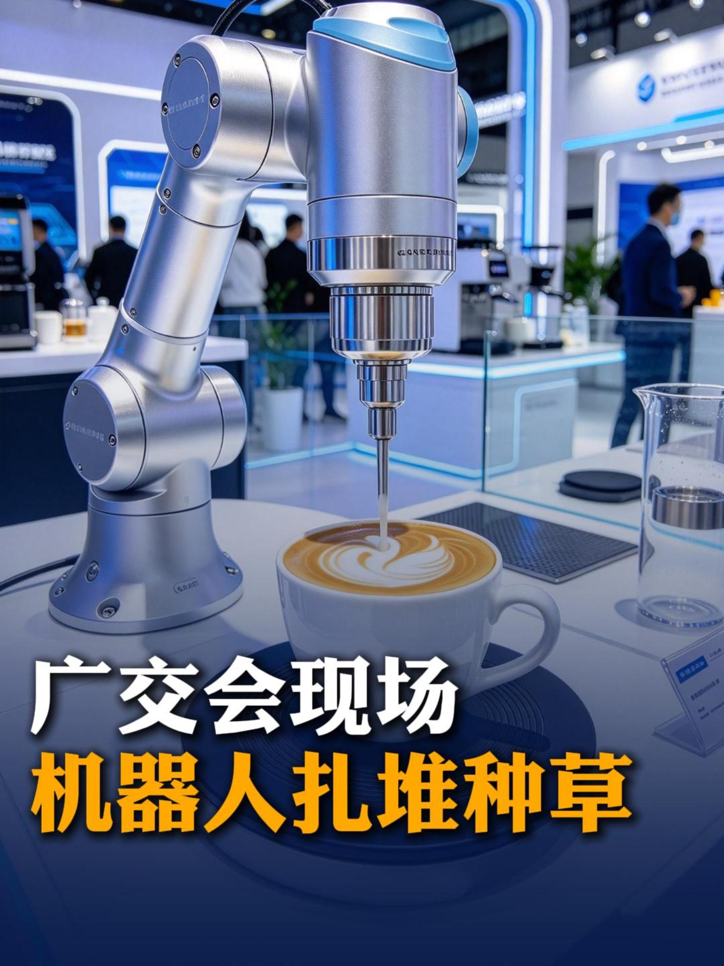 机器人现场拉花、刷掌、拧螺栓！广交会一期打开“未来车间”，中国制造正从“能造”到“会想”！