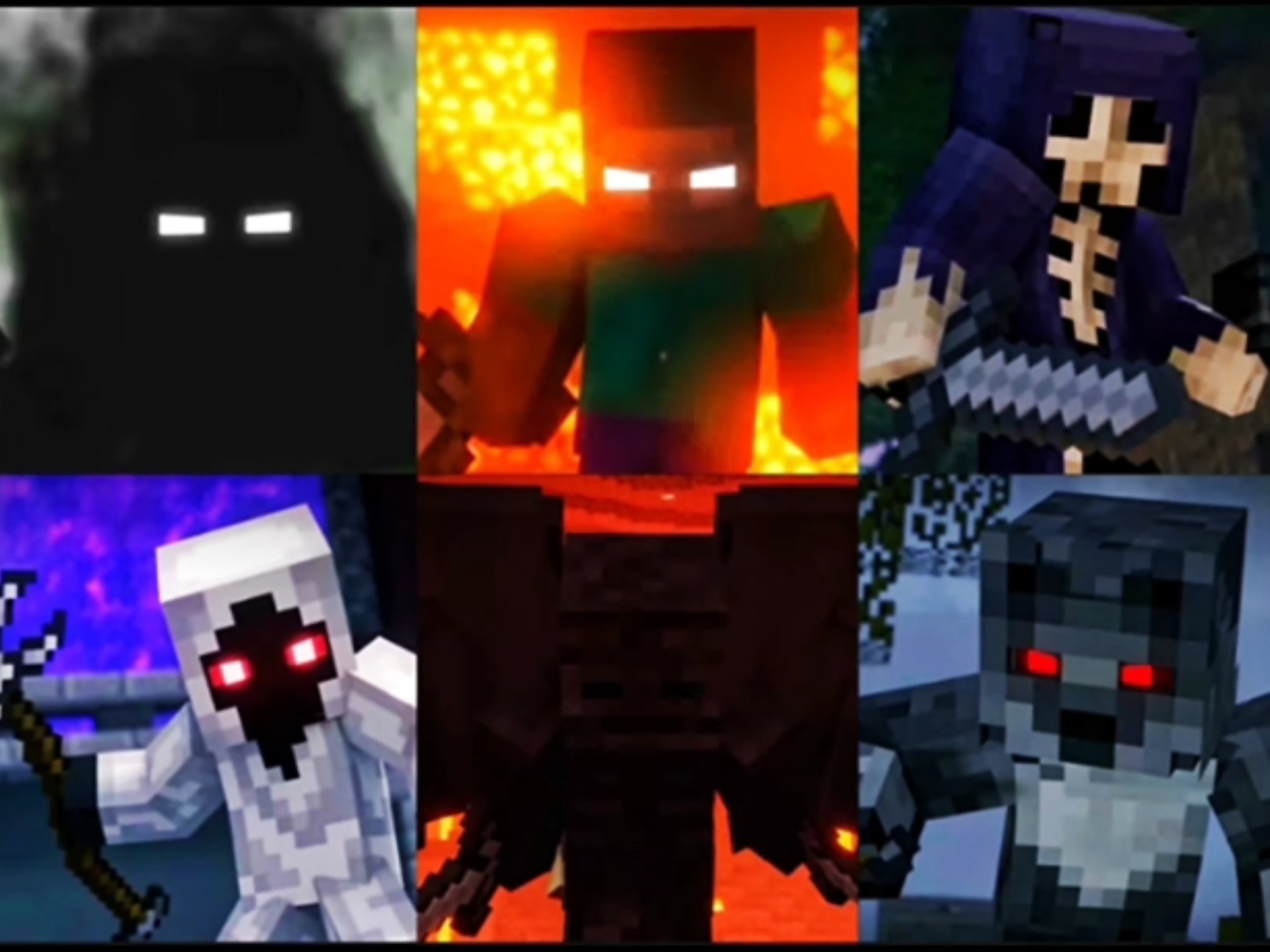 我的世界动画人生 #不死军团 不死军团每位都有着不同的身份和实力!