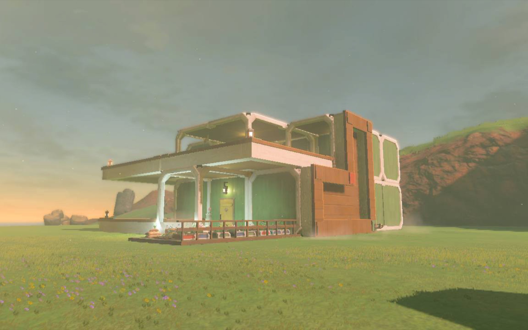 《塞尔达传说 王国之泪》林克的海景别墅 二层绝赞观景平台!