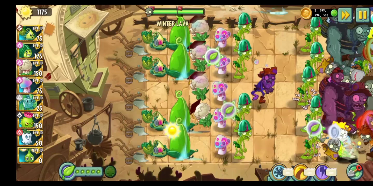 [图]【PVZ2】策反与召唤vs全世界僵尸(触发小推车僵尸胜利)