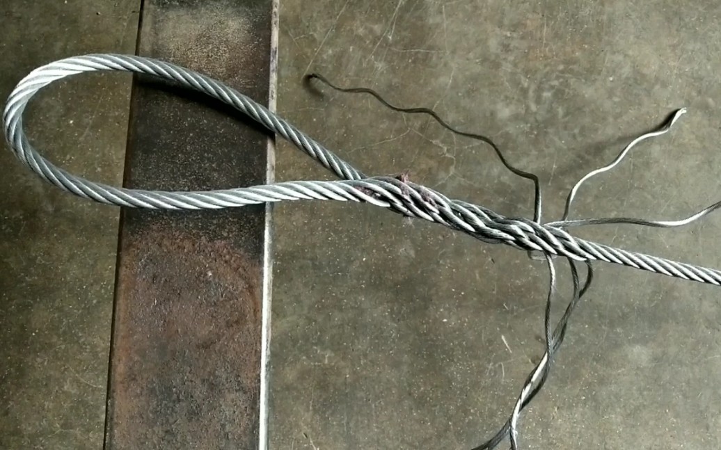 钢丝绳33插接方法图解图片