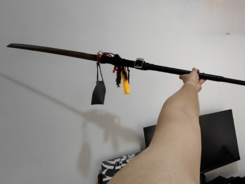 用废弃钢管diy一把废土风刀矛