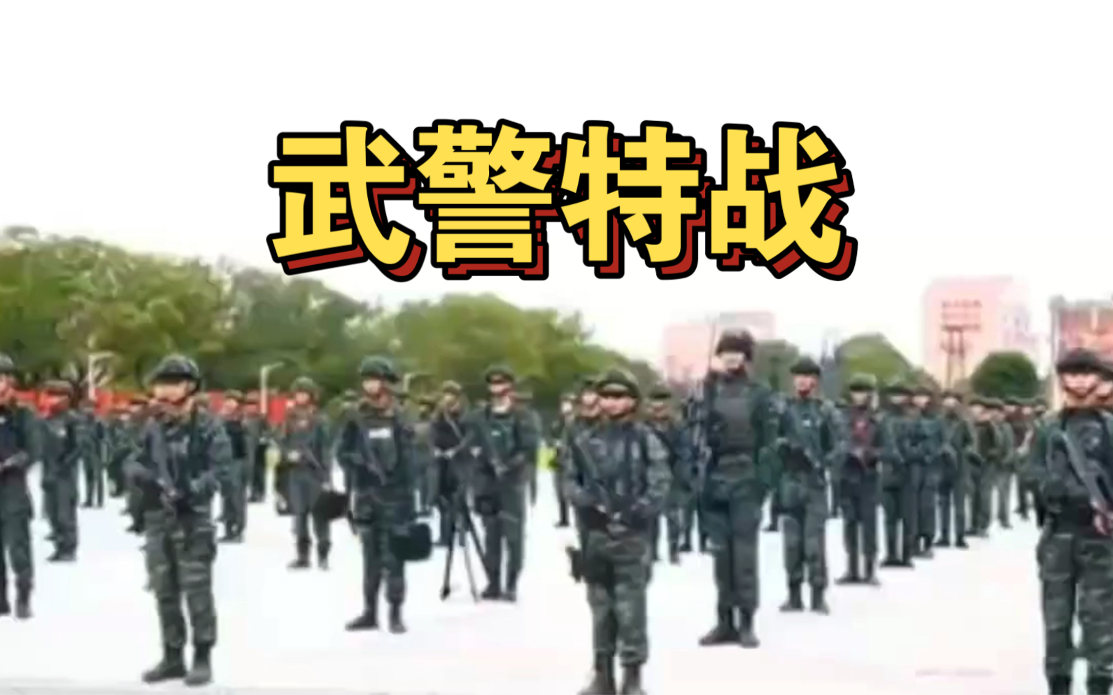 打靶歸來,威武,中國武警,武警特戰