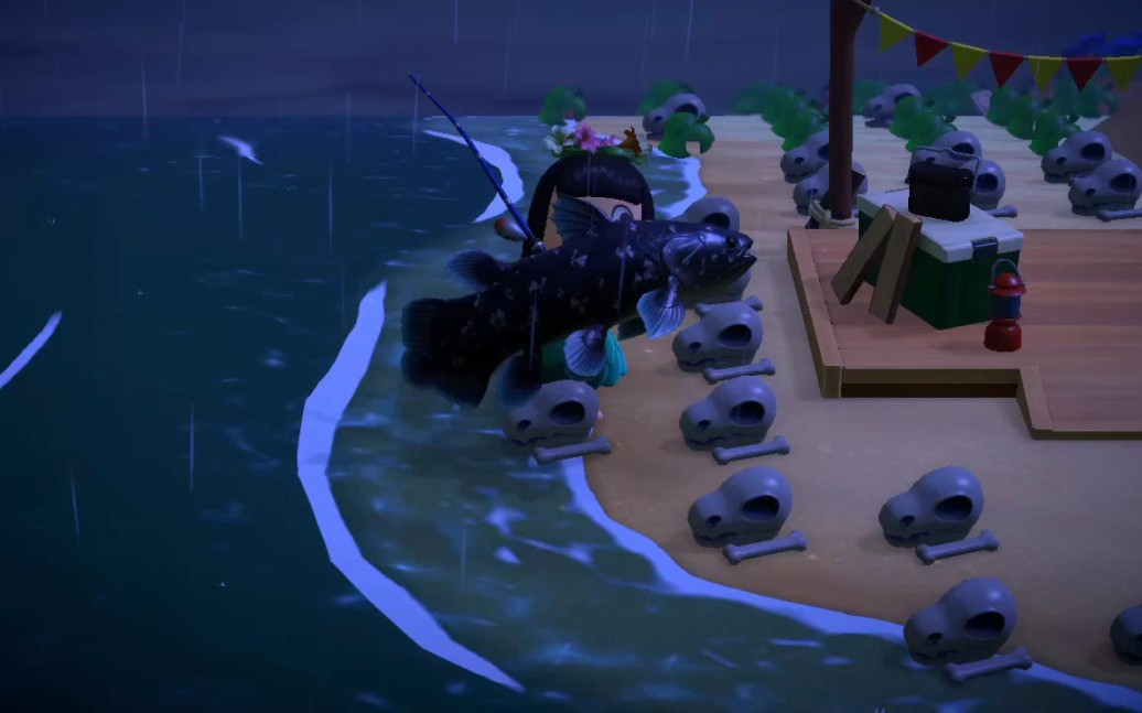 《动物森友会》钓起矛尾鱼!(2023.03.12)