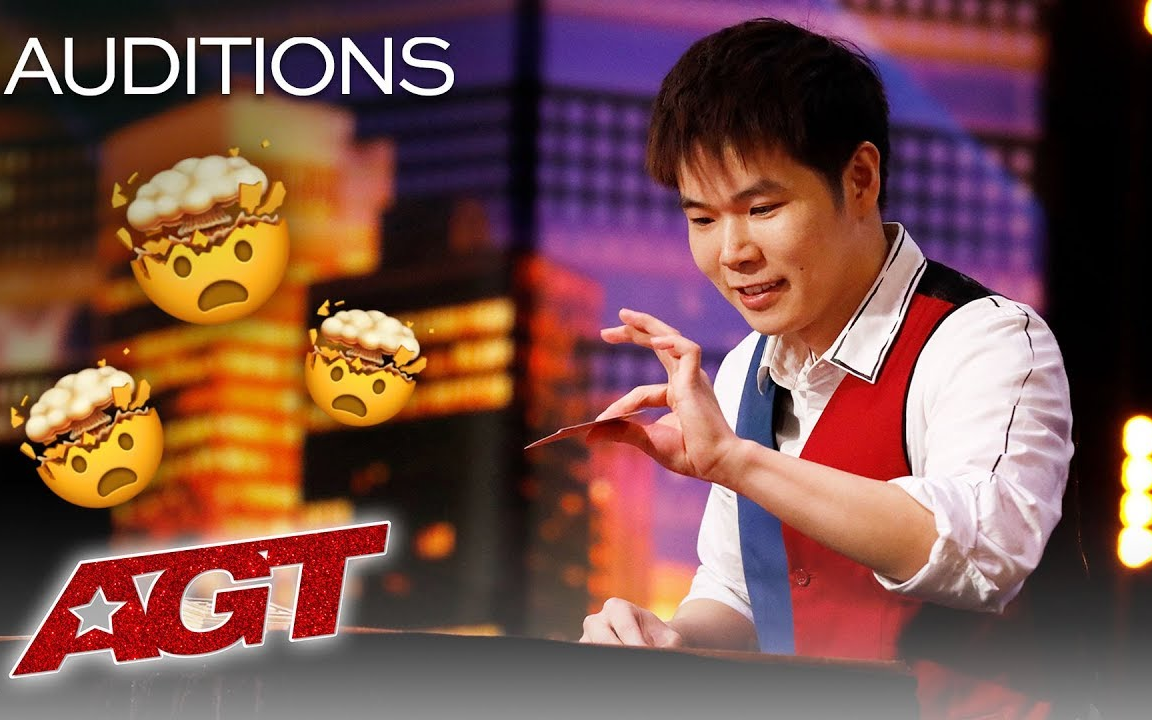 现在的魔术这么厉害ericchien在美国达人秀表演的节目欣赏