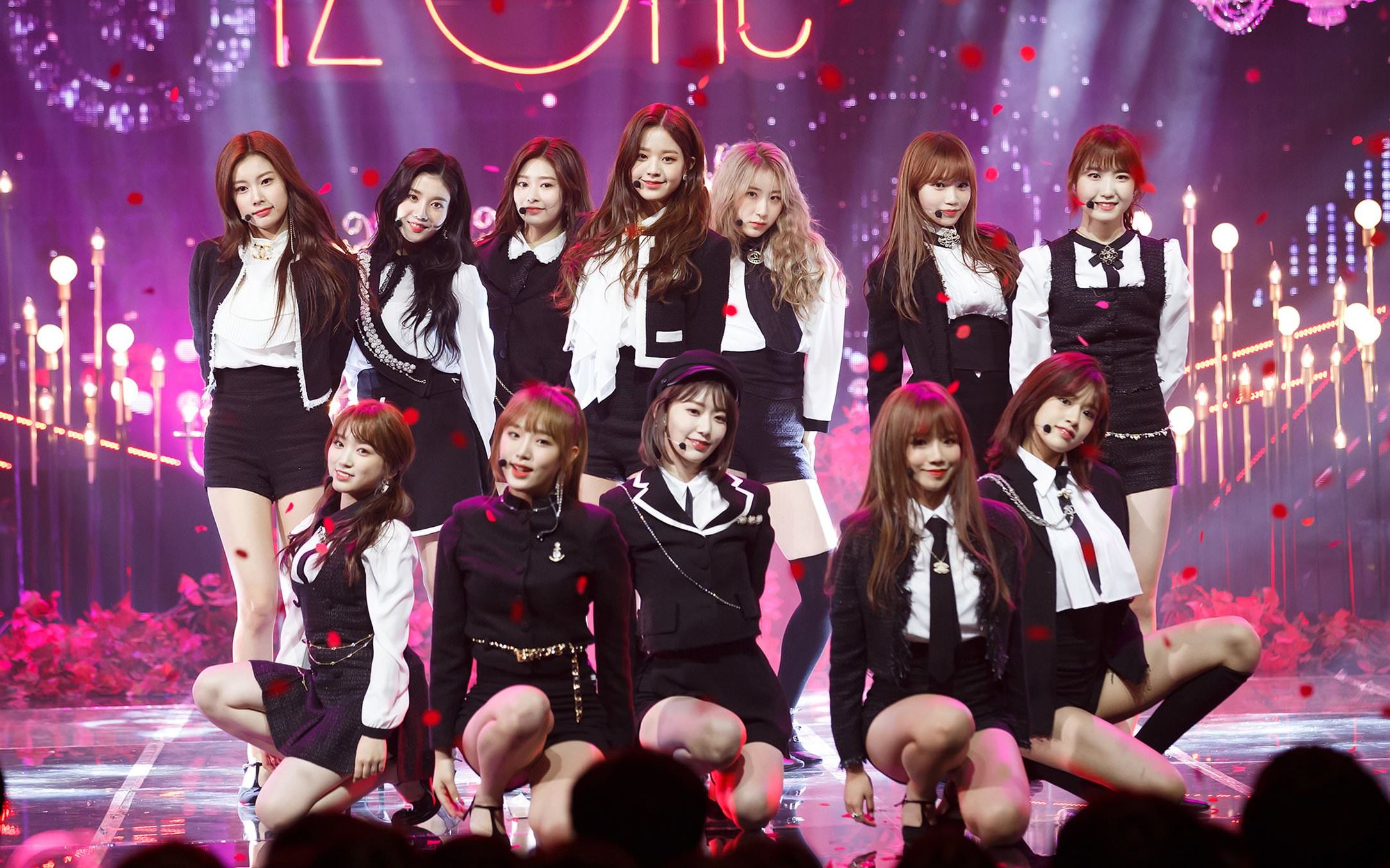 【60帧 官方直拍】181108 mcd izone现场舞台 - la vie en rose   初