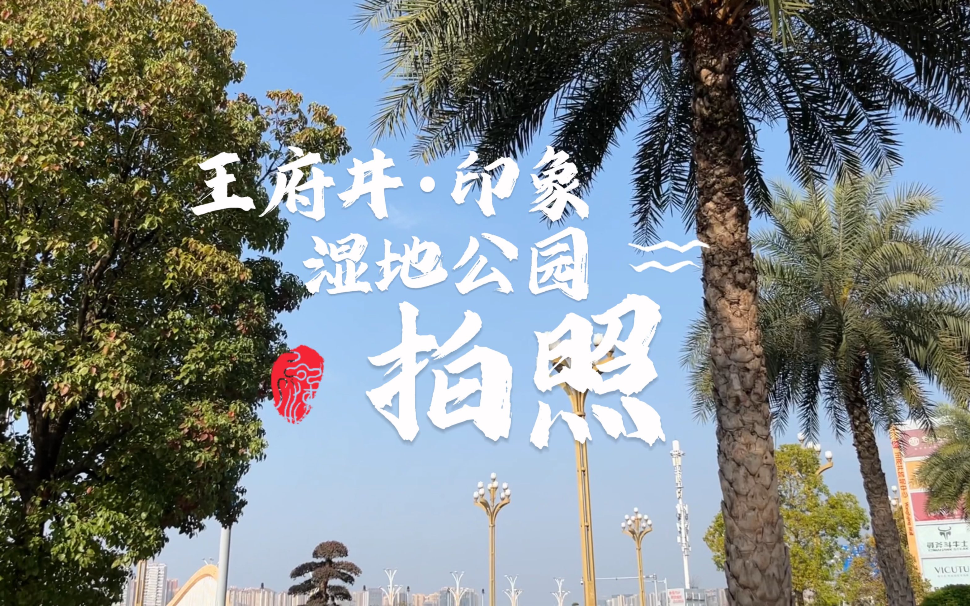 南充周末出游vlog|王府井湿地公园+西山|研一哔哩哔哩bilibili