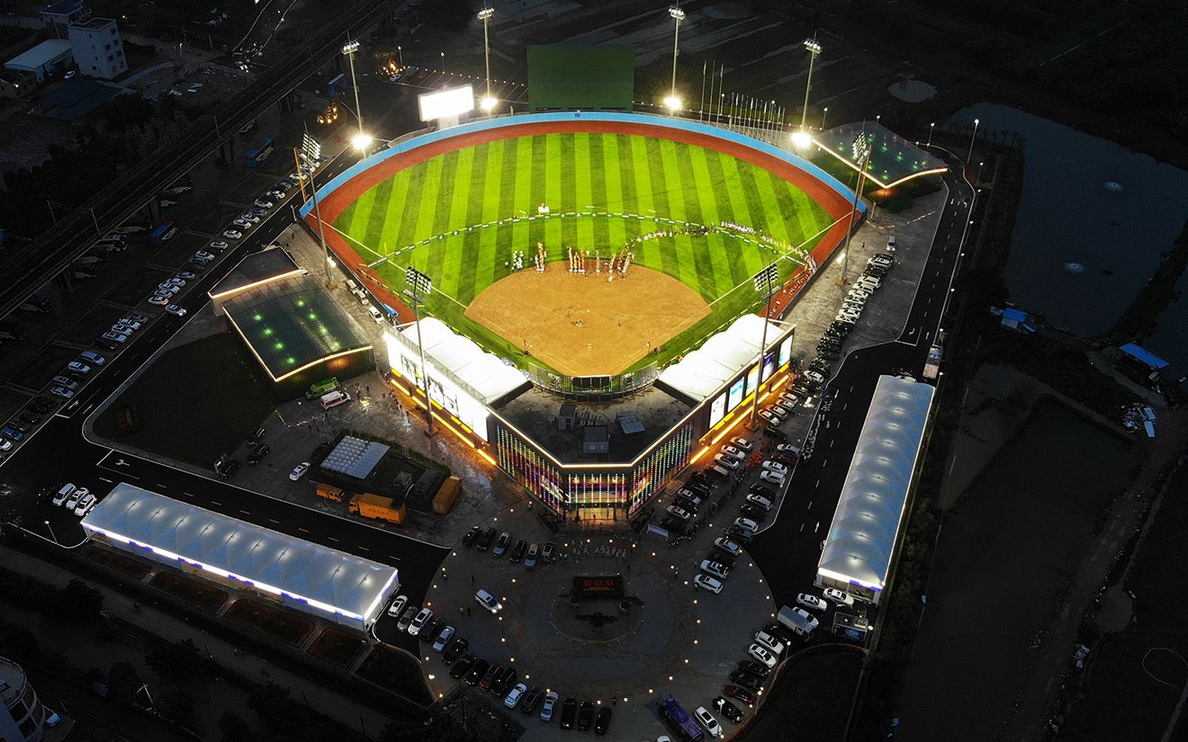 卫星图里的棒垒球场珠三角篇