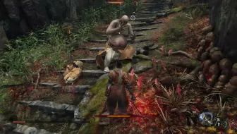 只狼 不用忍具技能打盾牌太郎兵 仙峰寺拿盾胖子 哔哩哔哩 Bilibili