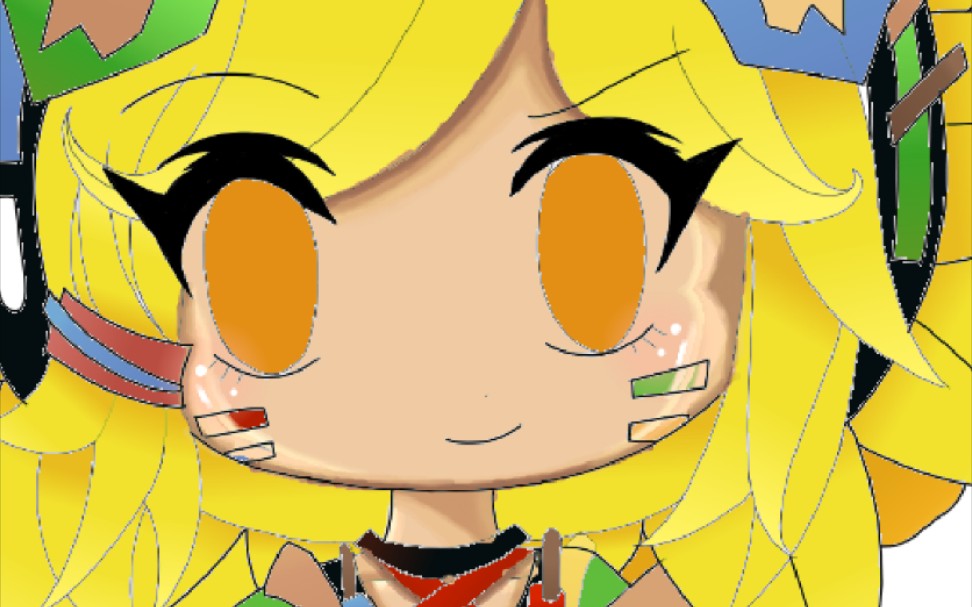 耀斑花皮肤上色(只有皮肤上色)