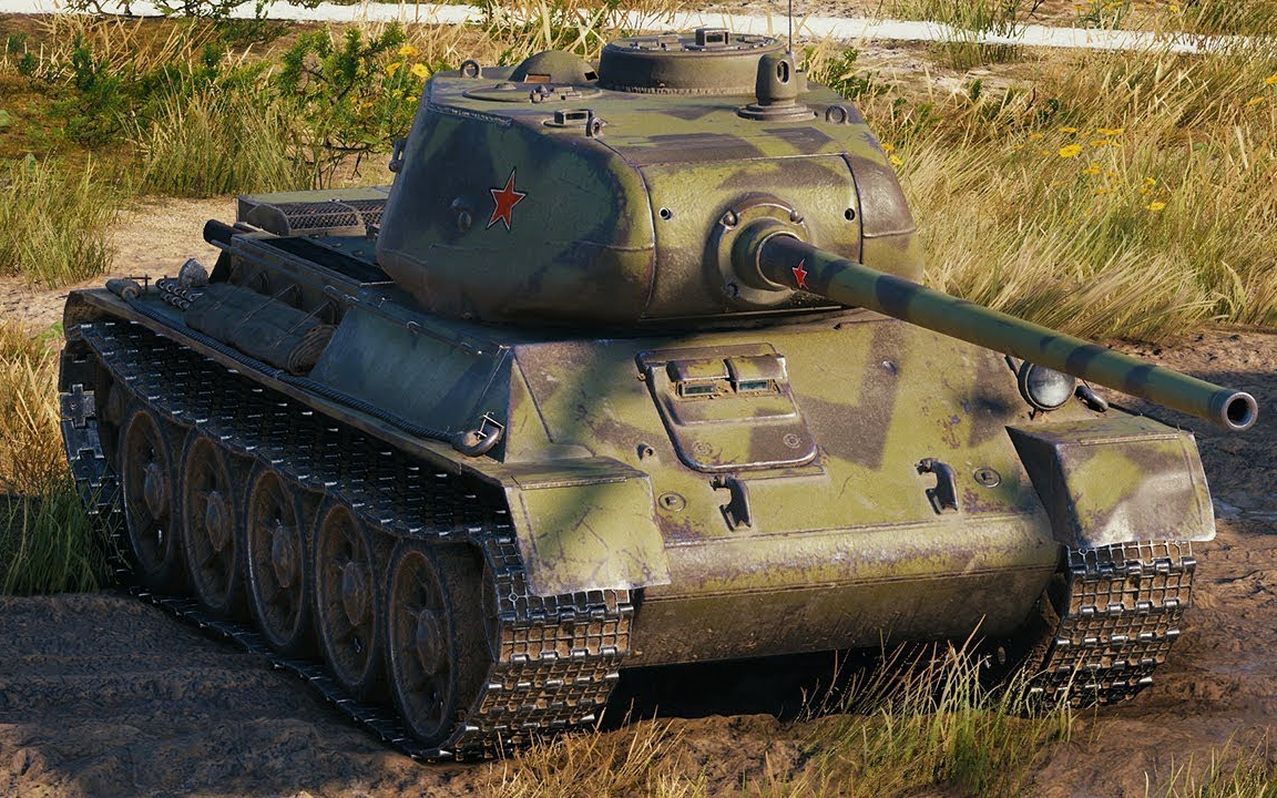 [lacho wot replays] 坦克世界 t-43 - 4杀 5千8伤害