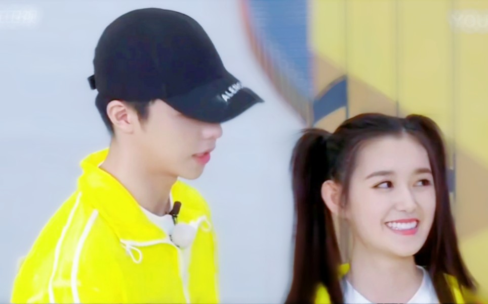 【陈立农74蒋依依】最萌身高差也太甜了叭奔跑吧互动糖点混剪cp拉郎