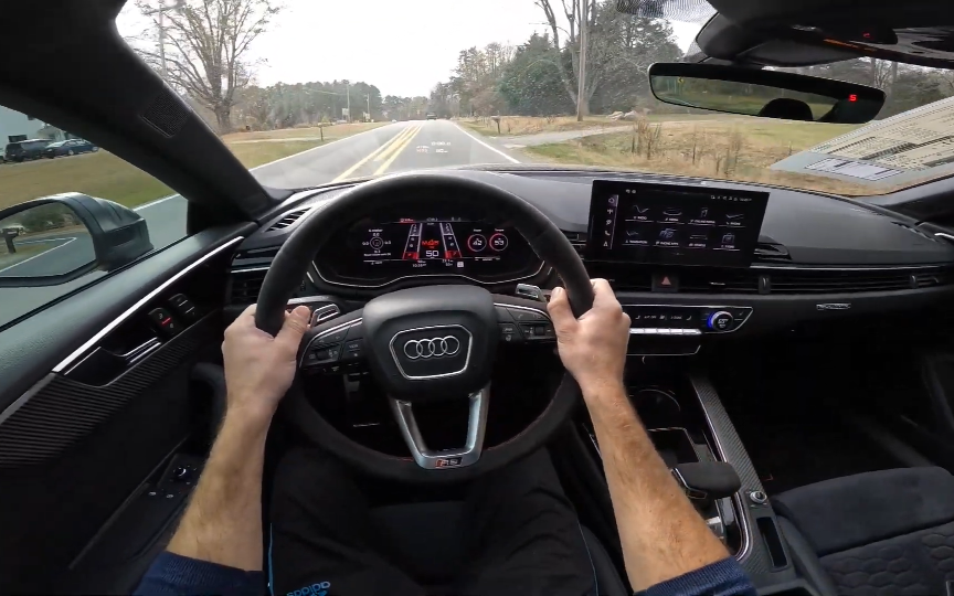 2024款奥迪rs5 coupe 第一视角试驾
