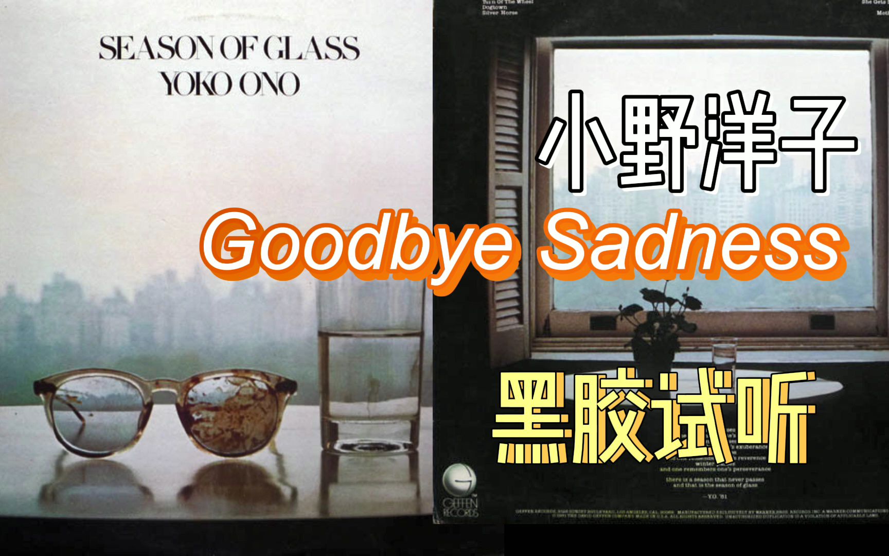 【黑胶试听】 小野洋子 经典名曲 Yoko Ono  Goodbye Sadness哔哩哔哩bilibili