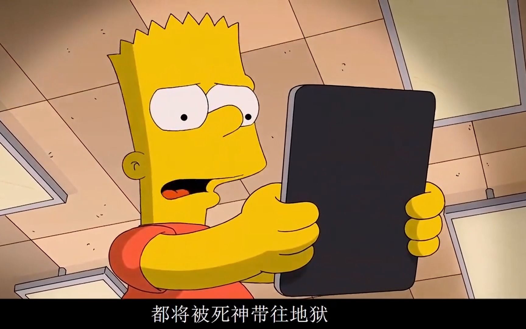 巴特进入地狱学校,毕业典礼被授予恶魔之子.