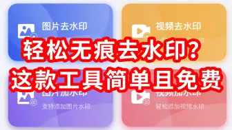 下载视频: 轻松无痕去水印？这款工具简单且免费