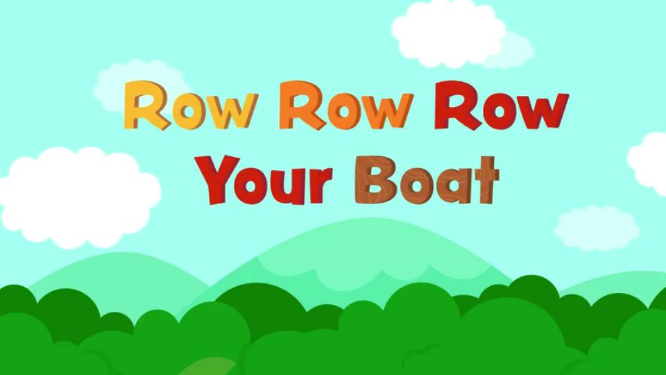 英语启蒙儿歌 Row Row Row Your Boat 划呀划呀划小船儿歌 猫头鹰系列儿歌18哔哩哔哩bilibili