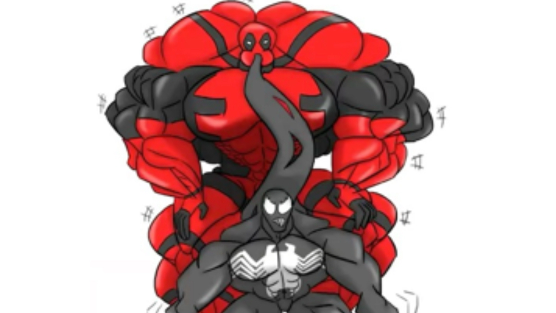 膨胀的蜘蛛侠毒液