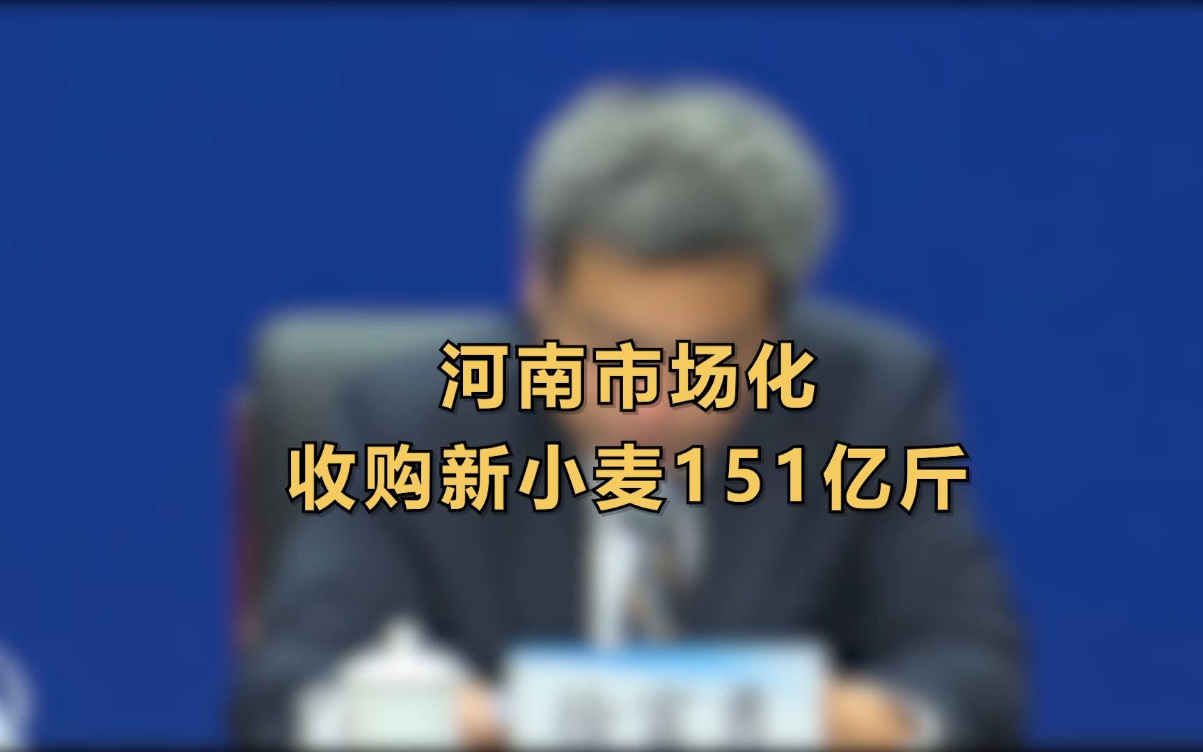 河南市场化收购新小麦151亿斤,平均收购价每斤1.53元哔哩哔哩bilibili