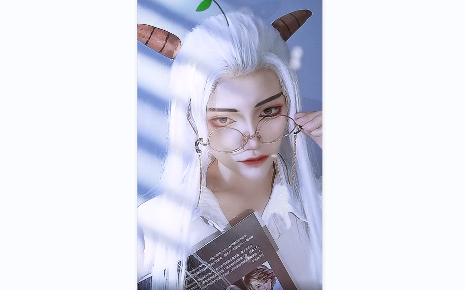 喜羊羊与灰太狼拟人,慢羊羊学长当年也是一只帅羊啊.