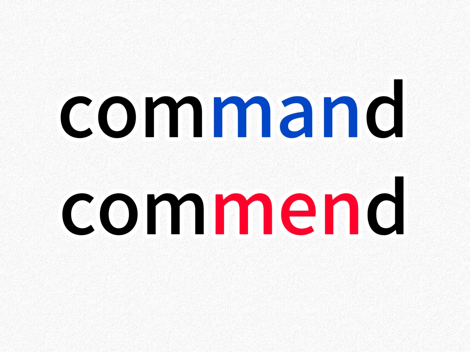 【一秒区分易混单词】command&commend哔哩哔哩bilibili