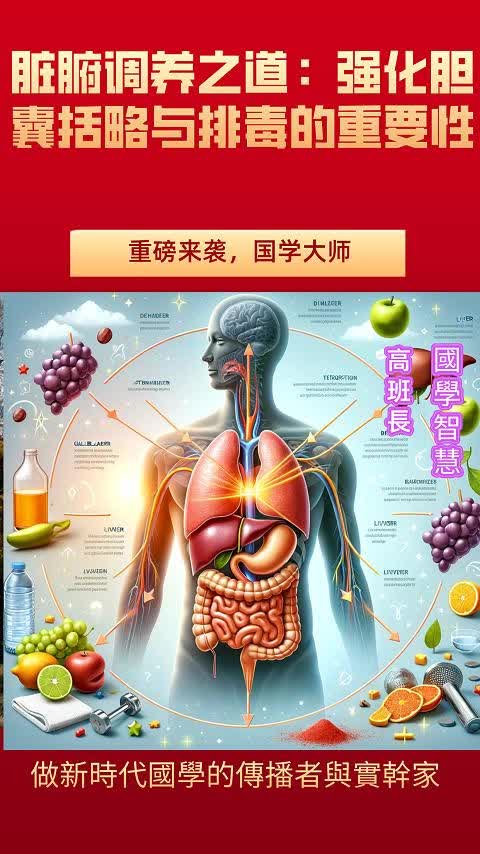 脏腑调养之道:强化胆囊括略与排毒的重要性哔哩哔哩bilibili