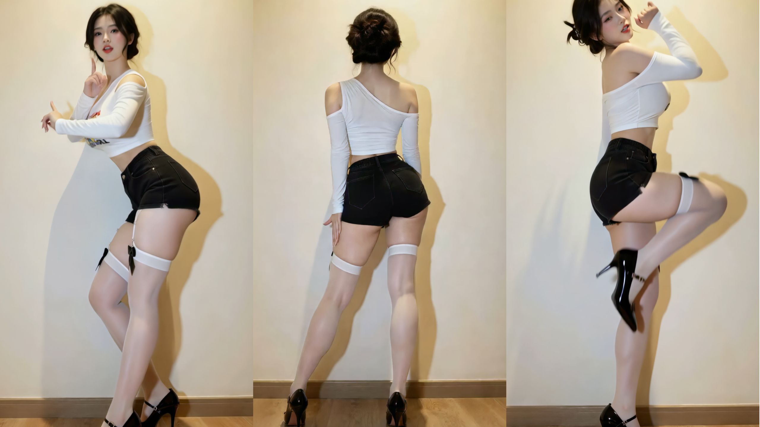 肉感甜妹~ AoA 短发
