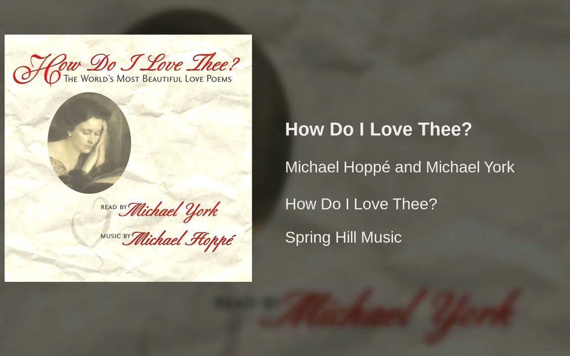 [图]How Do I Love Thee? (口白)，- Michael Hoppé/Michael York