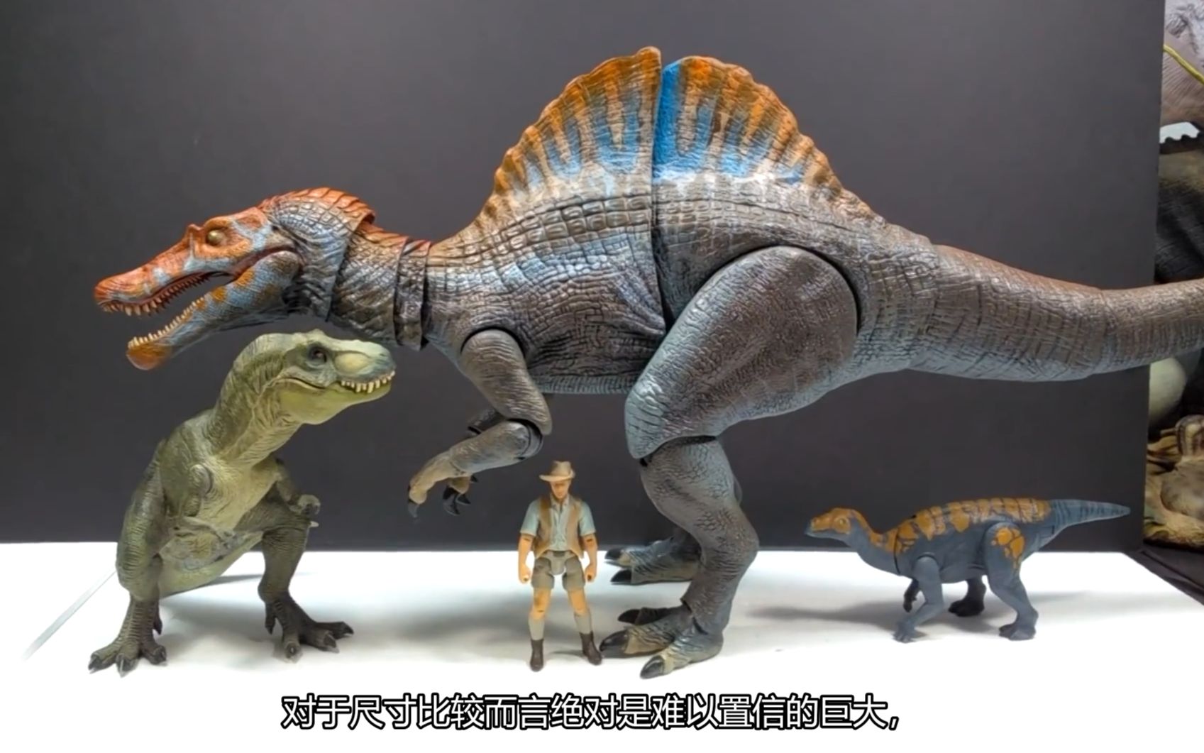 (转载)2021埃德尔收藏品120侏罗纪公园3棘龙_哔哩哔哩_bilibili