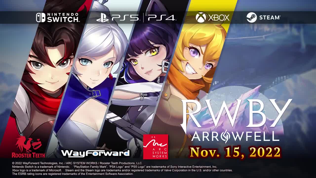 [图]动漫改编游戏《RWBY: Arrowfell》11月15日登陆switch