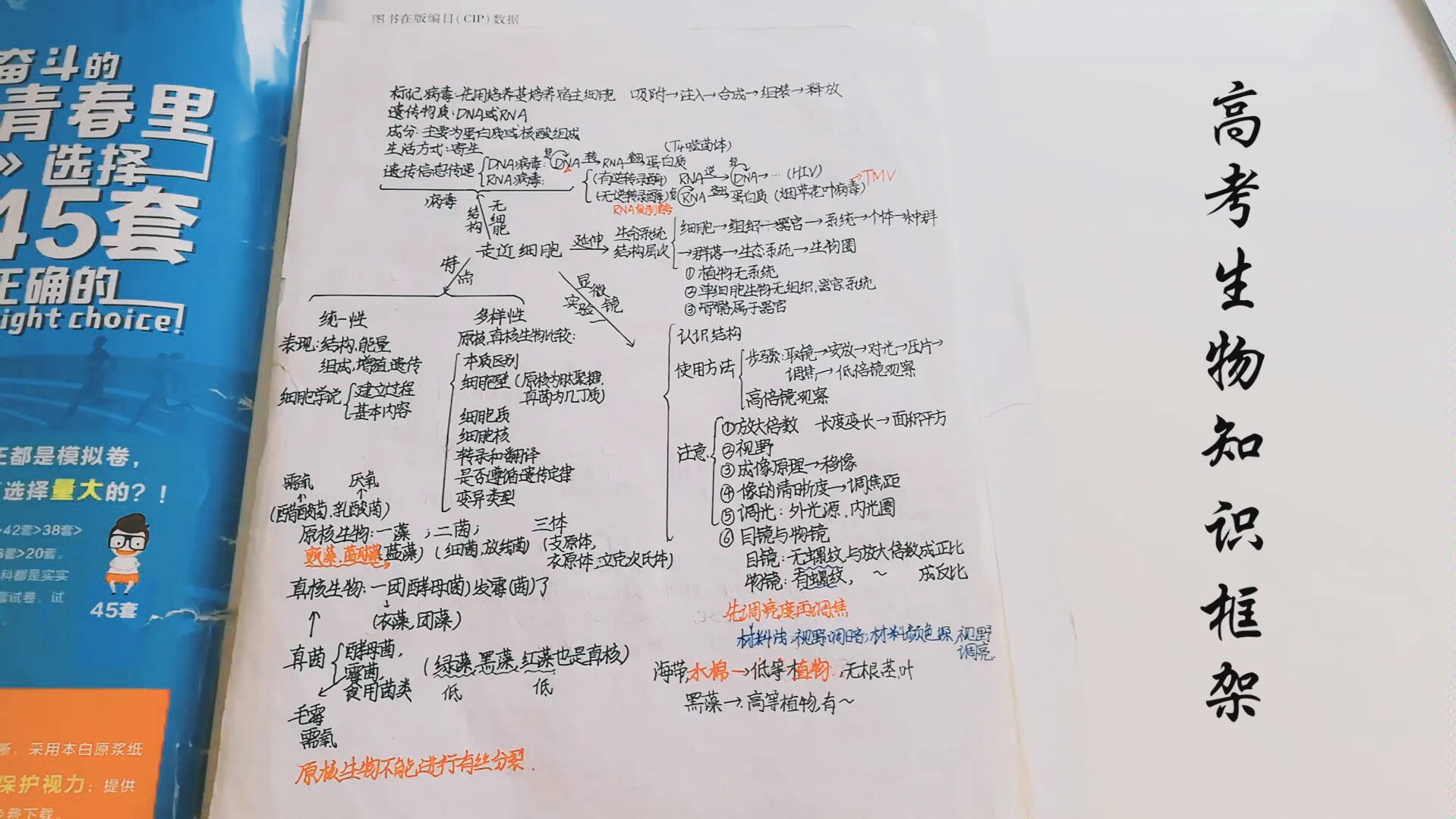 [图]【干货分享】【高考生物知识框架】致全力以赴的你（二）