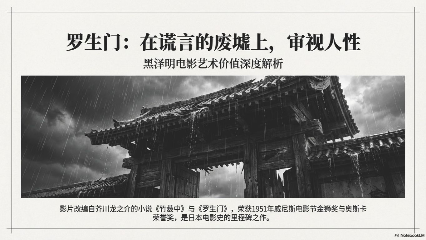 电影罗生门影评