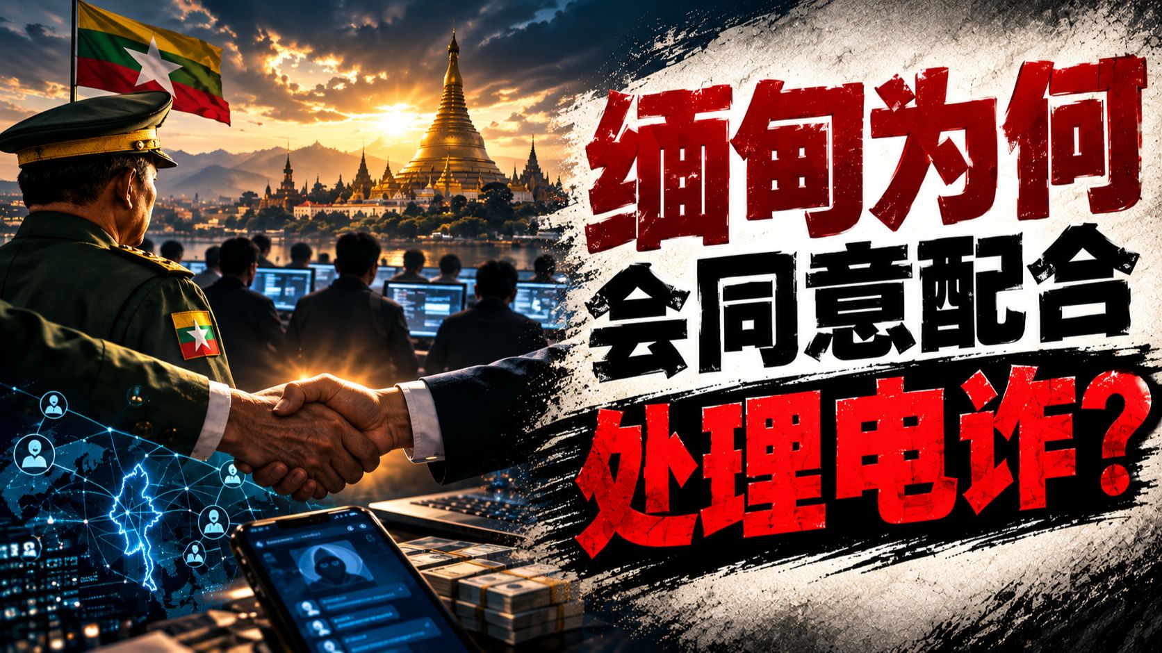 缅甸为什么会同意配合处理电诈？