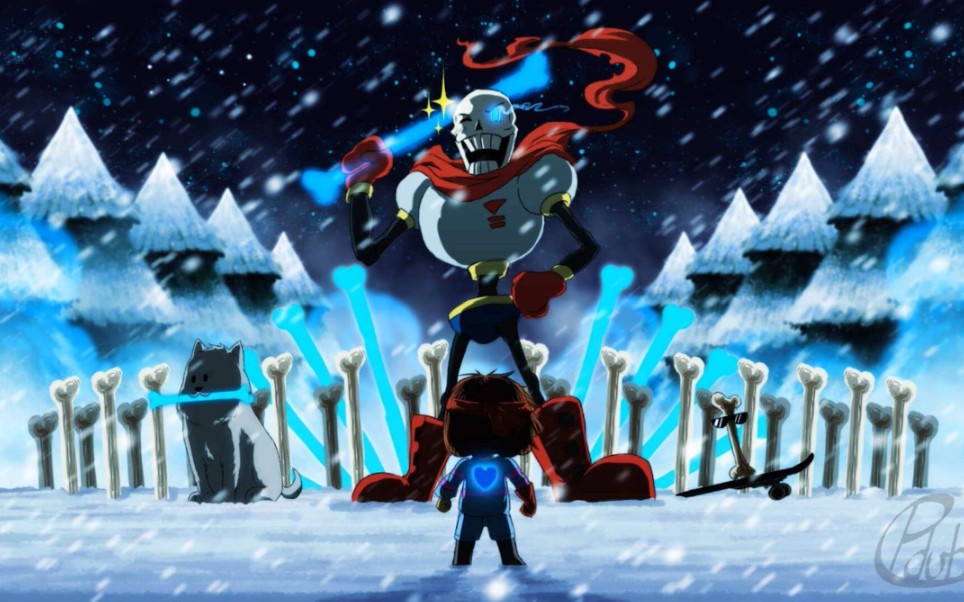 【传说之下】p2雪镇ut小剧场-toby是怎么创造ut的(1)