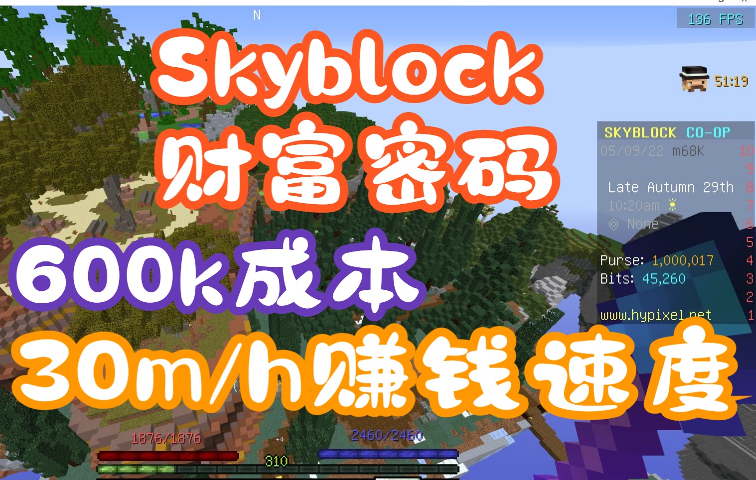 [图][Skyblock]长期有效：成本600k，每小时狂赚30m！（无上限）