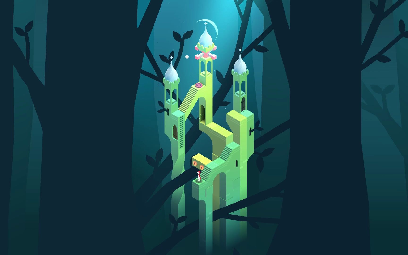 重温经典 纪念碑谷Ⅱ dlc失落森林 一口气通关