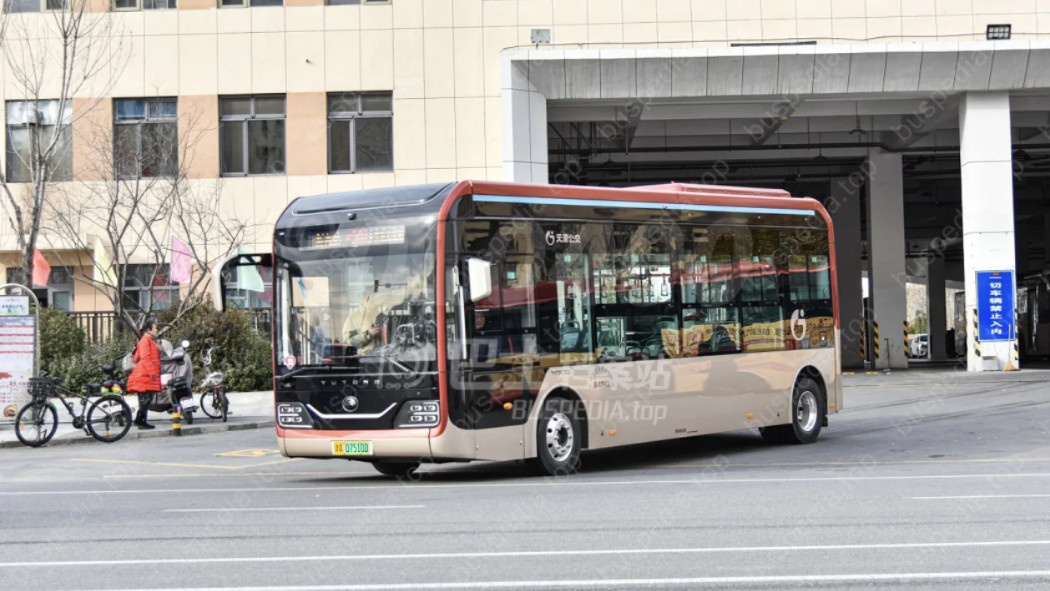 天津公交901路 新兴路>>>未来城公交站 宇通纯电动zk6856